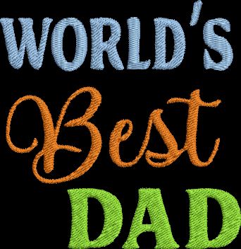 Husband on Fathers Day Machine Embroidery Designs Word Art Fathers Day